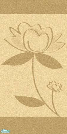 Sims 2 — Turchok Beige Floral by turchok — 