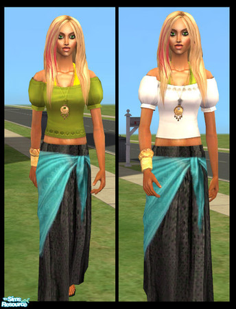 Sims 2 — 2 Nomadic clothes by majdarts — enjoy