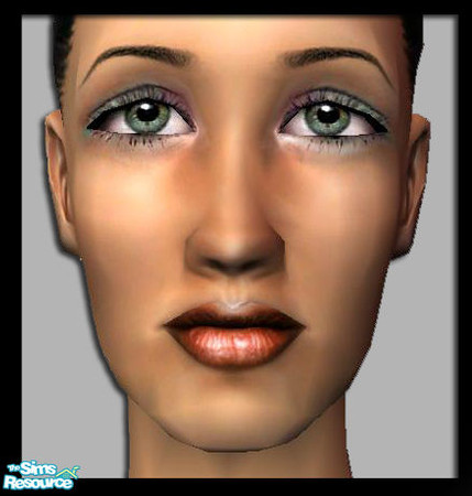 Sims 2 — Drama Queen lipstick set - Silvery orange by katelys — Dramatic and elegant lipstick in silvery orange shade.