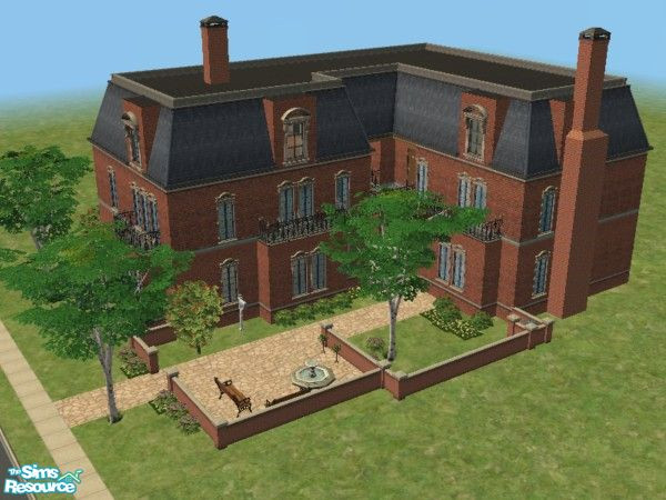 Sims 2 — The Three Birch Trees Apts by daisylee — A small complex of 6 units. Studio to 2 bedrooms. A charming older