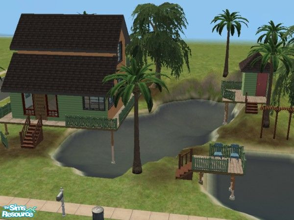 Sims 2 — Hal\'s Tropical Getaway by daisylee — This is the lot to use for the Hal\'s Tropical Getaway flip in the forums.