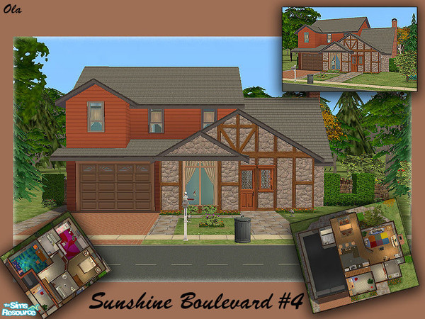Sims 2 — Sunshine Boulevard #4 by olcia_olivinea — Medium-sized traditional house for someone who doesn\'t like homes