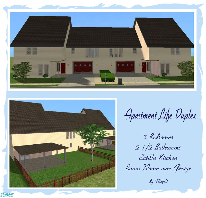 The Sims Resource Apartment Life Duplex