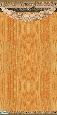 Sims 2 — Modern Brown Wood Walls & Floors Set - Wall 03 by Sheera — Part of me Modern Brown Wood Walls & Floors
