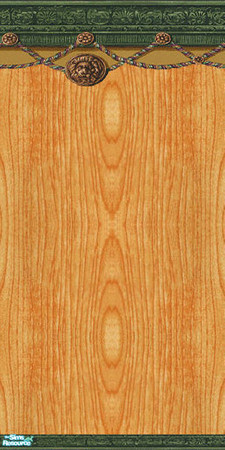 Sims 2 — Modern Brown Wood Walls & Floors Set - Wall 05 by Sheera — Part of me Modern Brown Wood Walls & Floors