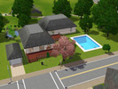 Sims 3 — Modern Living by CarolJT — Partially Furnished with fishing pond in back. 2br 2ba