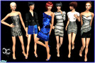 Sims 2 — Eye on the runway- FA by cippa1982 — 6 dresses inspired by Balmain. Don\'t forget to download the required mesh