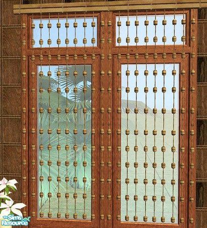 Sims 2 — Bathroom Exotic - Curtain by marilu — 