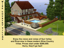 Sims 3 — Wine Country Villa by tmross4 — What a home! From it's incredible view to it's Japanese Rock Garden, this house