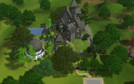Sims 3 — Old Achenmead by marzipanda — This hilltop hideaway provides ample space for reclusive sims who seek to rise