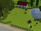 Sims 3 — The Homeless by traici — Want a lot for your homeless Sim? This is for you! A community park built on a
