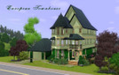 Sims 3 — European Townhouse revised by Nightshine — European Style Townhome...4 Bedroom...4 1/2 baths....walkout