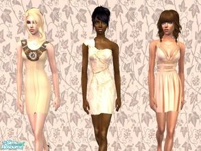 Sims 2 — 3 Vintage Dresses by winnie017 — 3 dresses in Vintage-Style