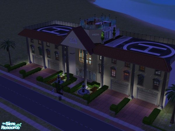 Sims 2 — Belladonna Sierra by blackfingernail — A 4 apartment building suited to overlook the ocean with a stunning