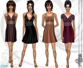 Sims 2 — EKN Set - 41 by ekinege — 4 recolor - Adult&Young Adult - Everyday&Formal