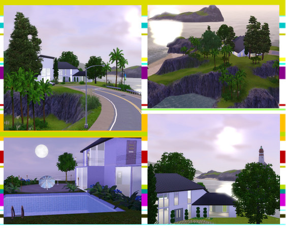 Sims 3 — Bougainville by marielaurie — The Bougainville villa offers a perfect place to you to settle. It has two rooms,