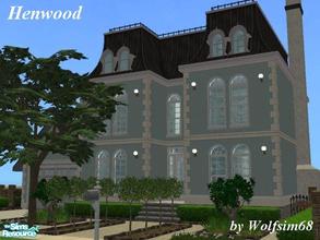 Sims 2 — Henwood by Wolfsim68 — Modern living combined with old world charm, featuring open plan Living/Dining &