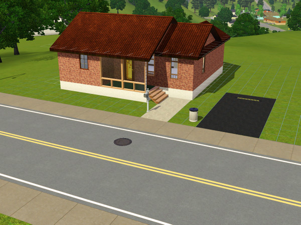 Sims 3 — Brick Schmidt House by Treker4747 — Dr. Charlie Schmidt was a bizarre and wild architect with surprisingly