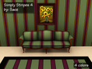 Sims 3 — Simply Stripes 4 by Saoz — A four-color stripe pattern of varying widths.