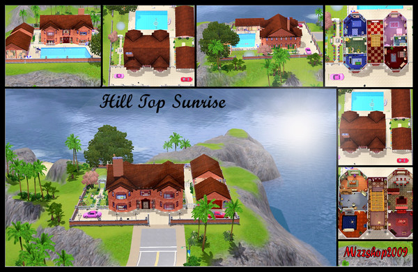 Sims 3 — Cliff Top Sunrise by mizzshop2009 — Cliff Top Sunrise is a spacious house in which your sims will have a great