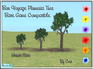 Sims 2 — Bon Voyage Plumeria Trees by cat3cm —  Bon Voyage Plumeria trees in three different sizes and colors that are