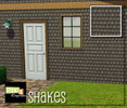 Sims 3 — Studio K Pattern_Shakes by StudioKhagerks — Exterior wood covering