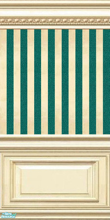 Sims 2 — jsf2PLEPRForest GreenSheen by jsf — Newly revised, rope detailed, egg and dart, ParkLane panels hold gold sheen