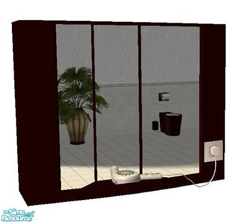 Sims 2 — Mens Bathroom - Mirror by marilu — 