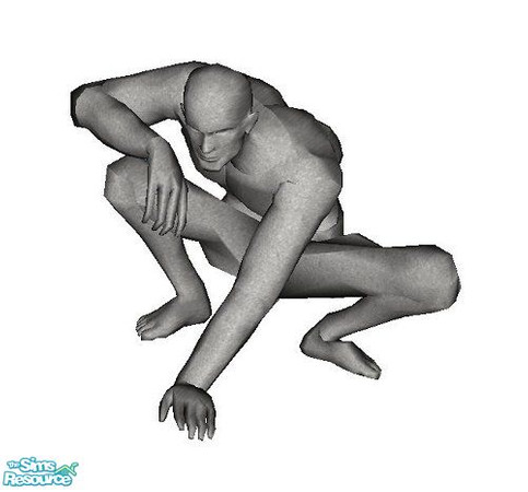 Sims 2 — Mens Bathroom - Sculpture by marilu — 