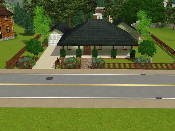 Sims 3 — 85 Wessley Boulevard by katbileu — A small 2 bedroom, 2 bathroom house big enough for a single Sim or a couple
