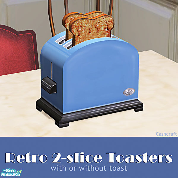 The Sims Resource Retro 2Slice Toasters Blue Recol