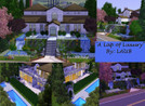 Sims 3 — A Lap of Luxury by laub — This multi-level (FULLY FURNISHED) house, complete with waterfalls and endless