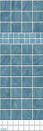 Sims 2 — Studio K Serpentine - Light Teal by StudioKhagerks — 