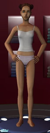 Sims 2 — Pink Stripe Panties - Teen by becboobear — Matching pink striped panties for children, teens, adults and elders.