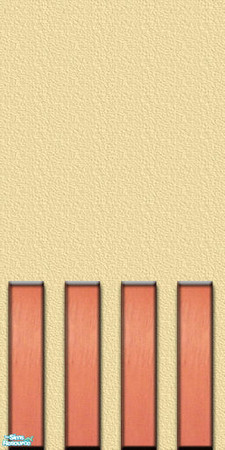 Sims 2 — DiY_CW2 Sand by Dialectically_yours — Clear, perfect cedar mouldings warm these painted panels, creating a