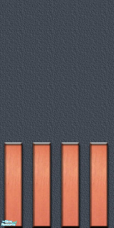 Sims 2 — DiY_CW1 Marine by Dialectically_yours — Clear, perfect cedar mouldings warm these painted panels, creating a