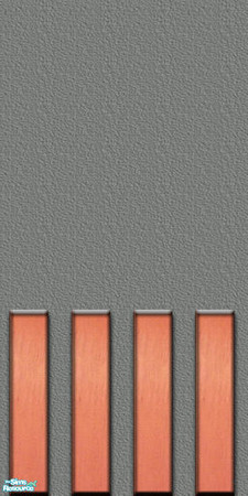 Sims 2 — DiY_CW1 Eschergray by Dialectically_yours — Clear, perfect cedar mouldings warm these painted panels, creating a