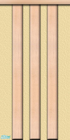 Sims 2 — DiY BV Sand by Dialectically_yours — Beech verticals warm the cool colors in this set, giving them an open,