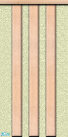 Sims 2 —  DiY BV Wasabe by Dialectically_yours — Beech verticals warm the cool colors in this set, giving them an open,