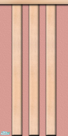Sims 2 — DiY BV Hazelrose by Dialectically_yours — Beech verticals warm the cool colors in this set, giving them an open,