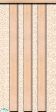 Sims 2 — Diy Bv Peachfrost by Dialectically_yours — Beech verticals warm the cool colors in this set, giving them an