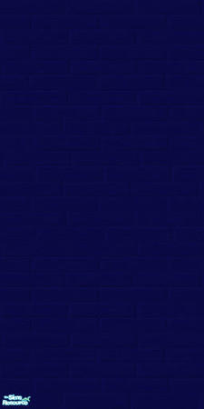 Sims 2 — Dark Brick Wall Set - Navy by shadow66 — This is one from a set of seamless, textured brick walls in 12 dark