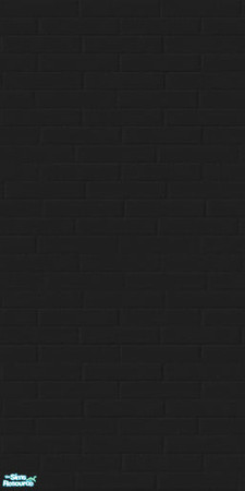 Sims 2 — Dark Brick Wall Set - Midnight by shadow66 — This is one from a set of seamless, textured brick walls in 12 dark