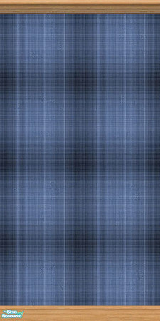 Sims 2 — Blue Plaid Wallpaper - Babytweetums4-plaidbluewallpaper by babytweetums4 — Blue Plaid Wallpaper with crown and