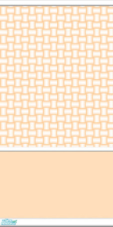 Sims 2 — Weave Wallpaper - Babytweetums4-weavewallpaperpeach by babytweetums4 — Weave Wallpaper in Peach.