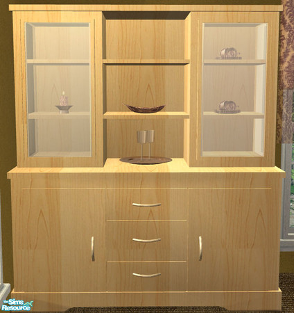 Sims 2 — TC 92 Leather Style Living - Cabinet by H3wwy — It\'s a man\'s world.... So we might as well furnish it