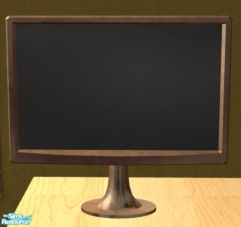 Sims 2 — TC 92 Leather Style Living - TV by H3wwy — It\'s a man\'s world.... So we might as well furnish it appropriatly!