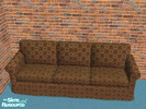 Sims 2 — Ektorp Sofa  by evetsangel — Maxis\' Ektorp sofa done in brown. Requires Ikea stuff pack to show up in game.