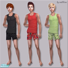 Sims 2 — Underwears & Sleepwears for Teens by sosliliom — *No EP ~ NO MESH* ~ *Happy Simming*