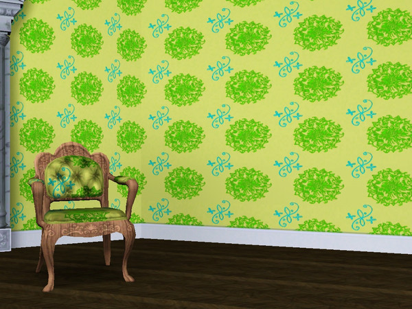 Sims 3 — paisley sunshine by pphoto — elegant paisley pattern